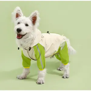 Breatheshield Dog Raincoat - Waterproof Windproof Rain Jacket, for Small Medium Large Extra Large Dogs, Reflective Full-Body Coverage Dry Suit