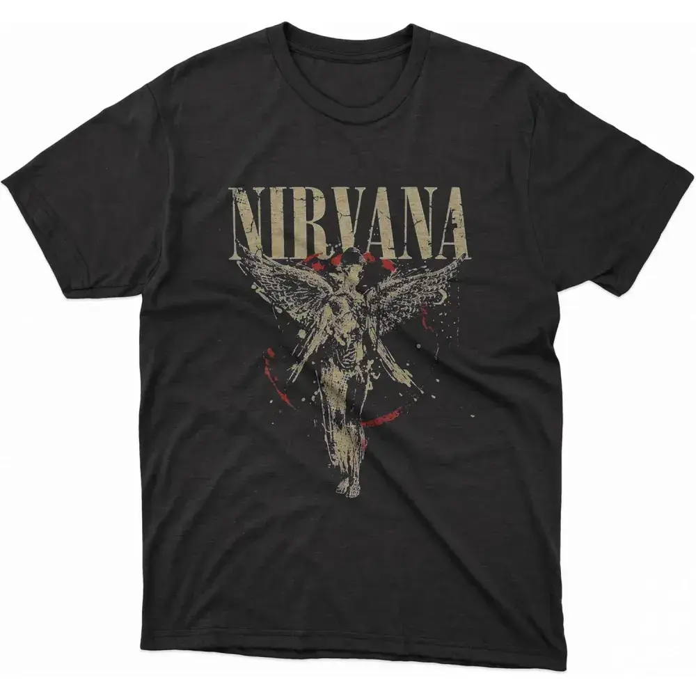 Grayce Nirvana™ T-shirt — In Utero Angel Splatter — by Nirvana™ Splatter (US). UU., Alfa)