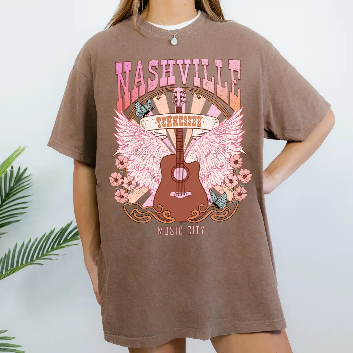 Nashville Graphic Tee, Nashville Music City Graphic T-Shirt