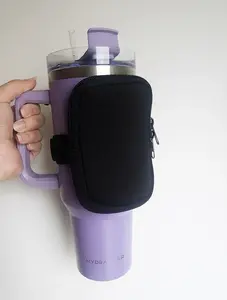 Convenient Zipper Pouch Bag for Cup - Cute Kitchenware Drinkware Accessory