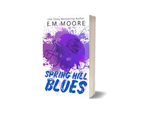 Signed Foil Cover Special Edition of Spring Hill Blues Omnibus by E. M. Moore - A Brother's Best Friend Enemies-to-Lovers Sports Romance Book