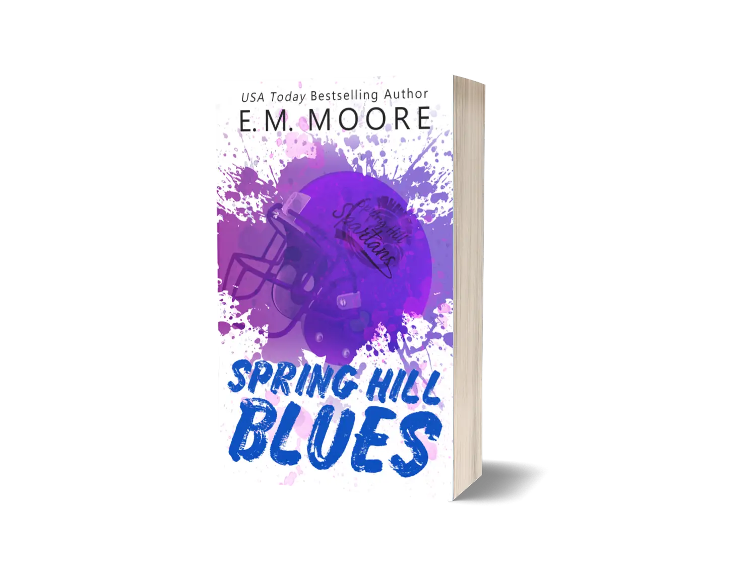 Signed Foil Cover Special Edition of Spring Hill Blues Omnibus by E. M. Moore - A Brother's Best Friend Enemies-to-Lovers Sports Romance Book
