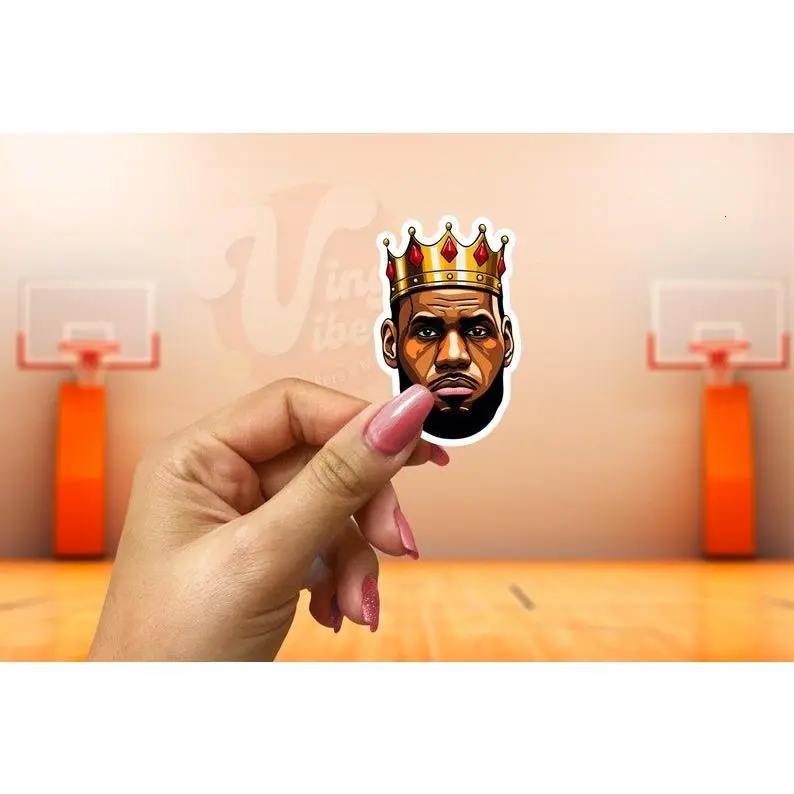 Lebron James, King Lebron Vinyl Sticker