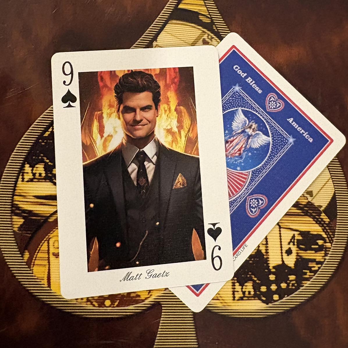 MAGA Patriot Tribute Professional Poker Deck - High-Quality Poker Cards with Custom Design