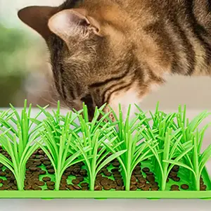 Meowtwoz Grass Snuffle For Cats Snuffle Pad Non-Slip For Large Medium Small