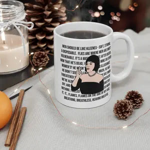 Clue Mrs White in Flames Mug | Madeline Kahn Fan Art