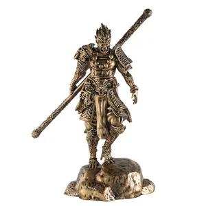 Figurine Fighting Buddha Qitian Great Sage Religious Ornaments Ideal for Collectors Living Room Floor Decoration