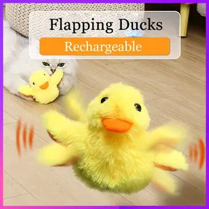 Interactive Electric Flapping Duck Cat Toy for Pets