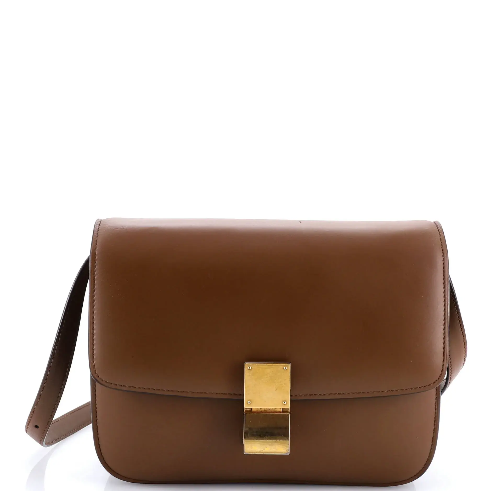 Pre-owned Celine Leather Shoulder bags Classic Box Bag Smooth Teen by Rebag