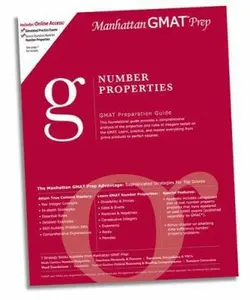 Number Properties GMAT Preparation Guide (Manhattan Gmat Prep) by Manhattan GMAT Prep (Paperback) - Used