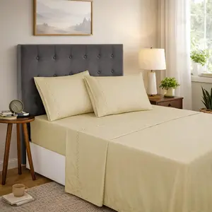 Tencel Sheet Set , Tencel Lyocel Sheet Set, Eucalyptus Sheets, Soft, Breathable & Cooling Satin Sheets for Hot Sleepers,  Bed Sheets,16" Deep Pocket - 4 count ( Ash)