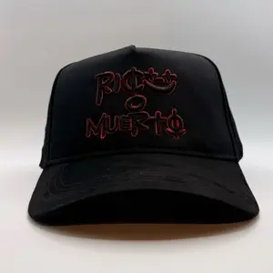 Gorra snapback vicera de gamuza  calidad premium rico o muerto
