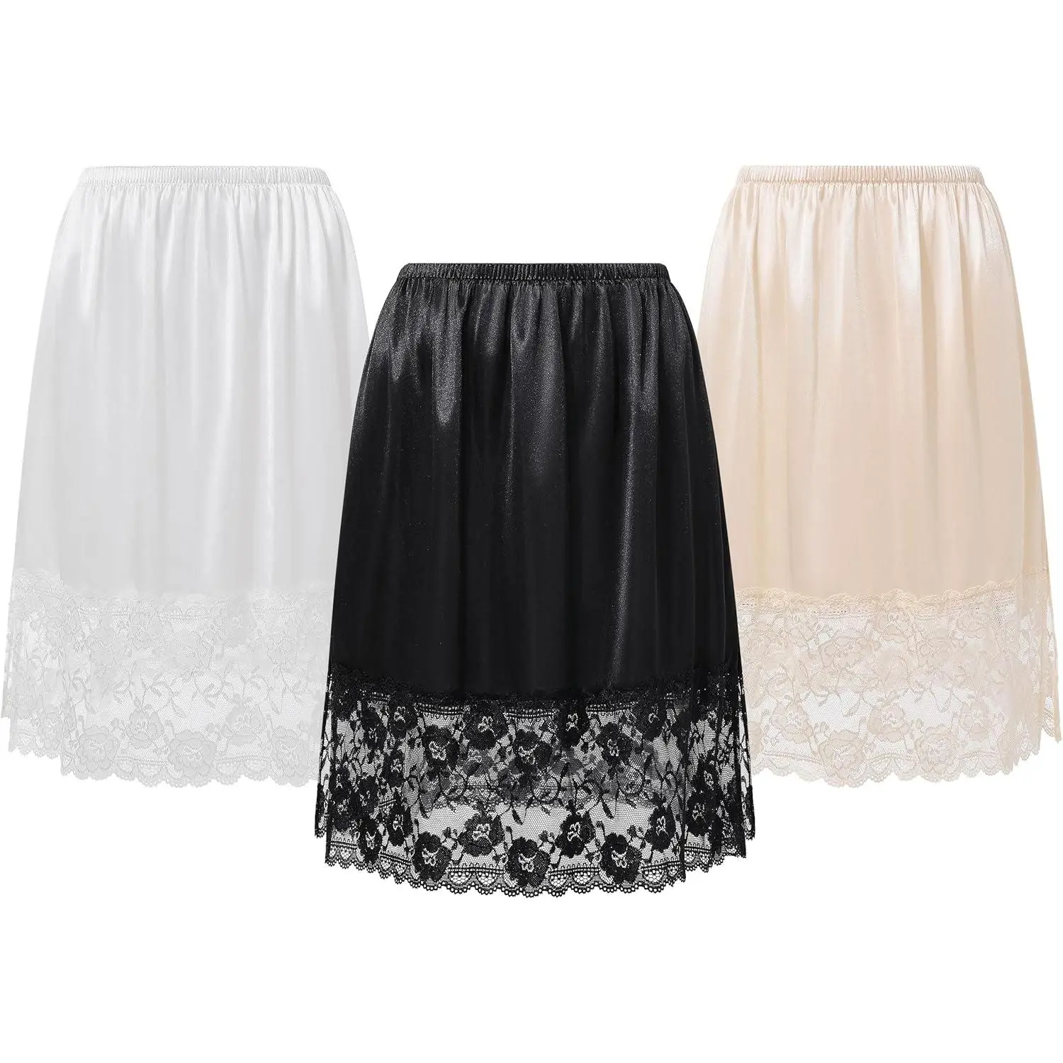 Half Slips for Women - 26" Black White Womens Underskirt Half Slip Women Under Dress Shirt Skirt Extender - TikTok Shop Half Slips for Women - 26" Black White Womens Underskirt Half Slip Women Under Dress Shirt Skirt Extender - TikTok Shop