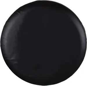 Spare Tire Cover, Black Wheel Cover  PVC Leather Dust-Proof Universal Fit for , Trailer, RV, SUV, Camper and  (15 Inch)