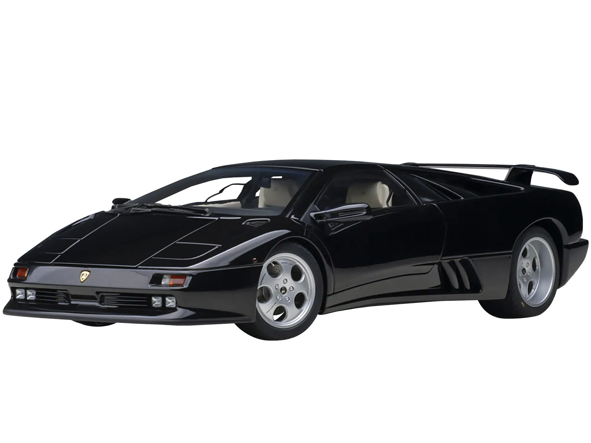 Lamborghini Diablo SE30 Deep Black Metallic 1/18 Model Car by Autoart