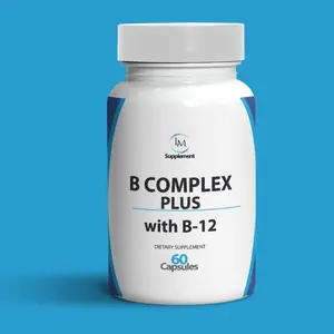 LM Nutrition B Complex Plus With B12 Dietary Supplement 60 Capsules for Optimum Health and Vitality