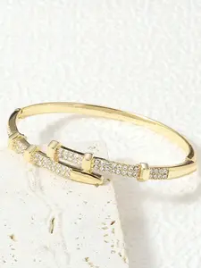 Elegant Geometric Bracelet Set with Diamonds, Stainless Steel Chain, Unisex Design, Perfect Gift for Any Occasion, Stylish Accessory for Daily Wear, Stackable Bracelets, Bracelet Jewelry