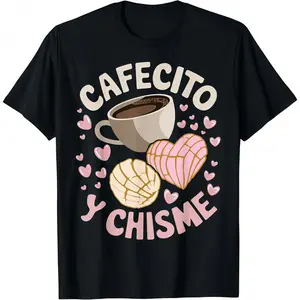 Latina Mexican Baked Concha Pastry Fitted Short-Sleeve Casual T-Shirt, Sports & Outdoor Outerwear Top
