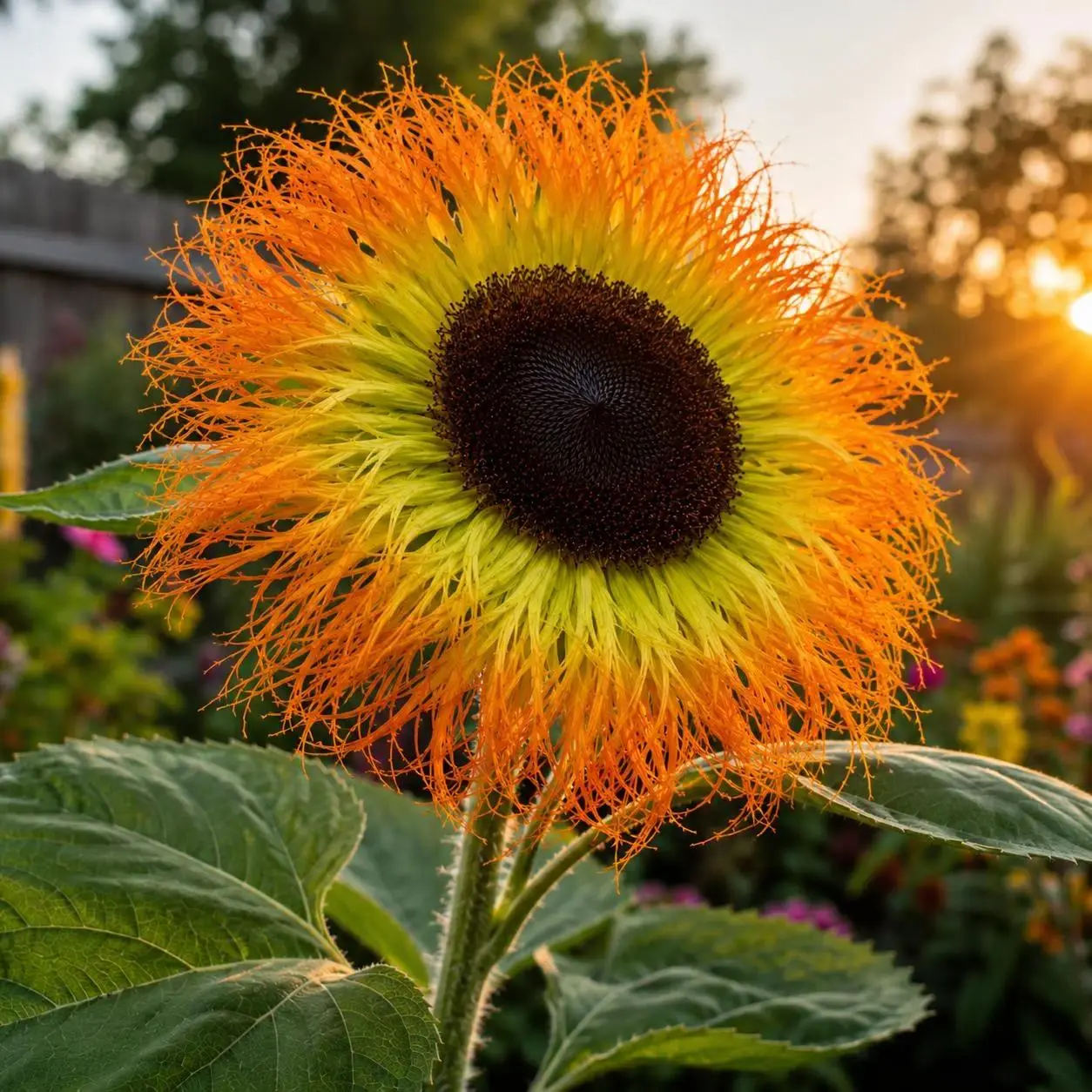 Golden Ember Lace Sunflower Seeds for Planting - High Germination Rate, Open-Pollinated Heirloom Flower Variety, Seed Starting Flowers with Easy Grow Instructions - Garden Supplies Gift, Open-Pollinated Heirloom Flowers