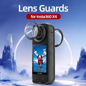 for Insta360 X4 Lens Guards, Plastic, Perfect for Outdoor Sports, Holiday Travel and Holiday Party with Premium Optical PC, Camera Lens Accessories | Lens Protection | Snap-on Design | Convenient Installation | Portable and Lightweight
