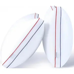 Bed Pillows for Sleeping, Medium Firm and Supportive Gusseted Pillows for Side and Back Sleepers, King Size Pillows Hotel Quality Set of 2, Cooling Down Alternative Soft Pillow