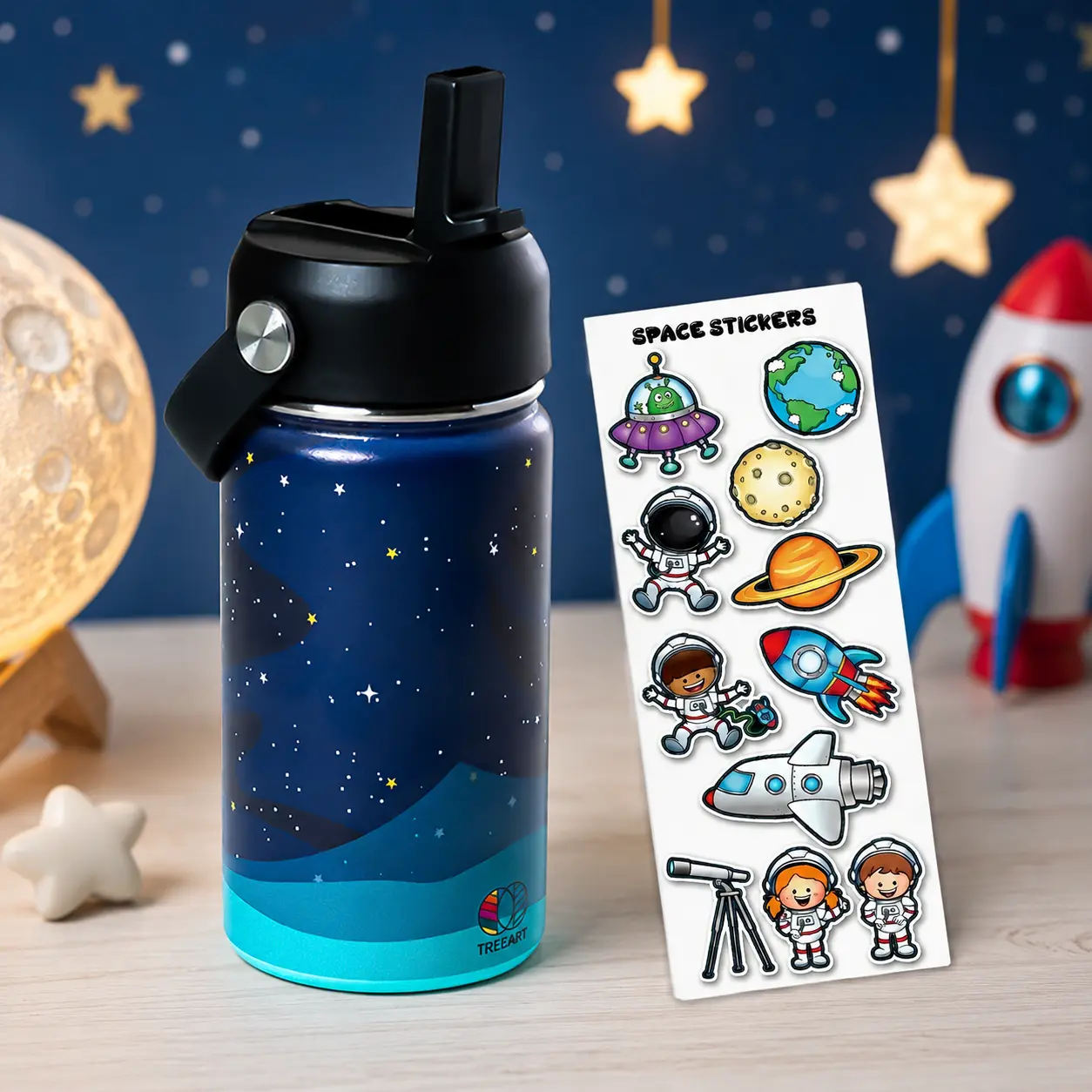 Kids Water Bottle | Space Explorer