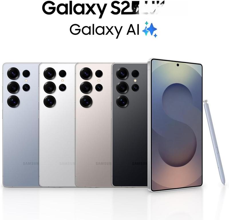 REFURBISHED Samsung Galaxy S25 Ultra 256GB 2025 Titanium Silverblue - Unlocked - Premium