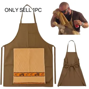 New Chef's Prank Apron, Creative Prank Aprons for Men,Funny The Ultimate Gag Gift, Surprise Hiding In The Pocket Gifts, Novelty Cooking Aprons
