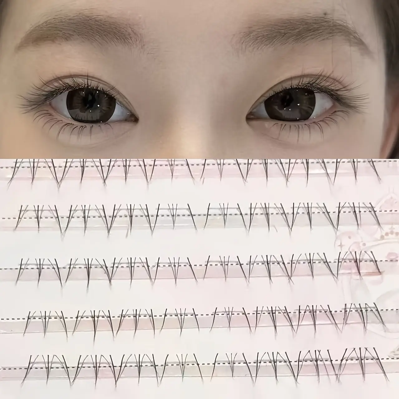 DDT383 Invisible Undereye Lashes | Natural-looking Individual Bottom Lashes ✨ | DIY Natural Eyelash Extensions for Professional Finish | All-Day Wear & Easy Application 🕑 DIY False Eyelashes #BottomLashes #NaturalLashes #DIYLashes