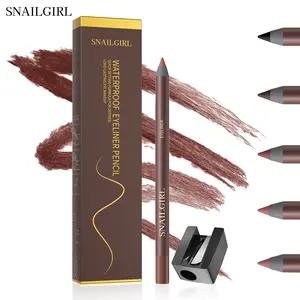 24HR Smudge-Proof Eyeliner Pencil, Smooth Creamy Formula for Effortless Glide, Built-in Sharpener for Smooth Precise Lines, Quick-Dry Formula for Long-Lasting Wear, Office Makeup & Evening Parties
