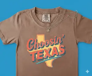 Comfort color Choosing Texas Shirt, Vintage Western Shirt, Cowboy Shirt, Country Music Shirt