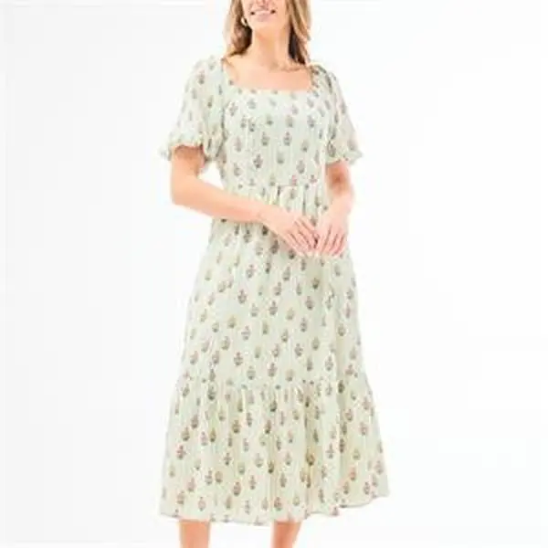 Alexa Cottage Stripe Dress
