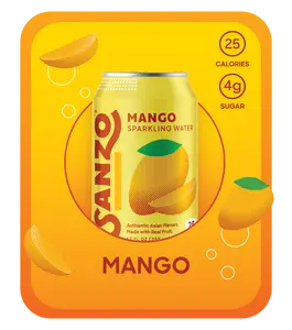 Mango (Alphonso) Sparkling Water | 12-Pack