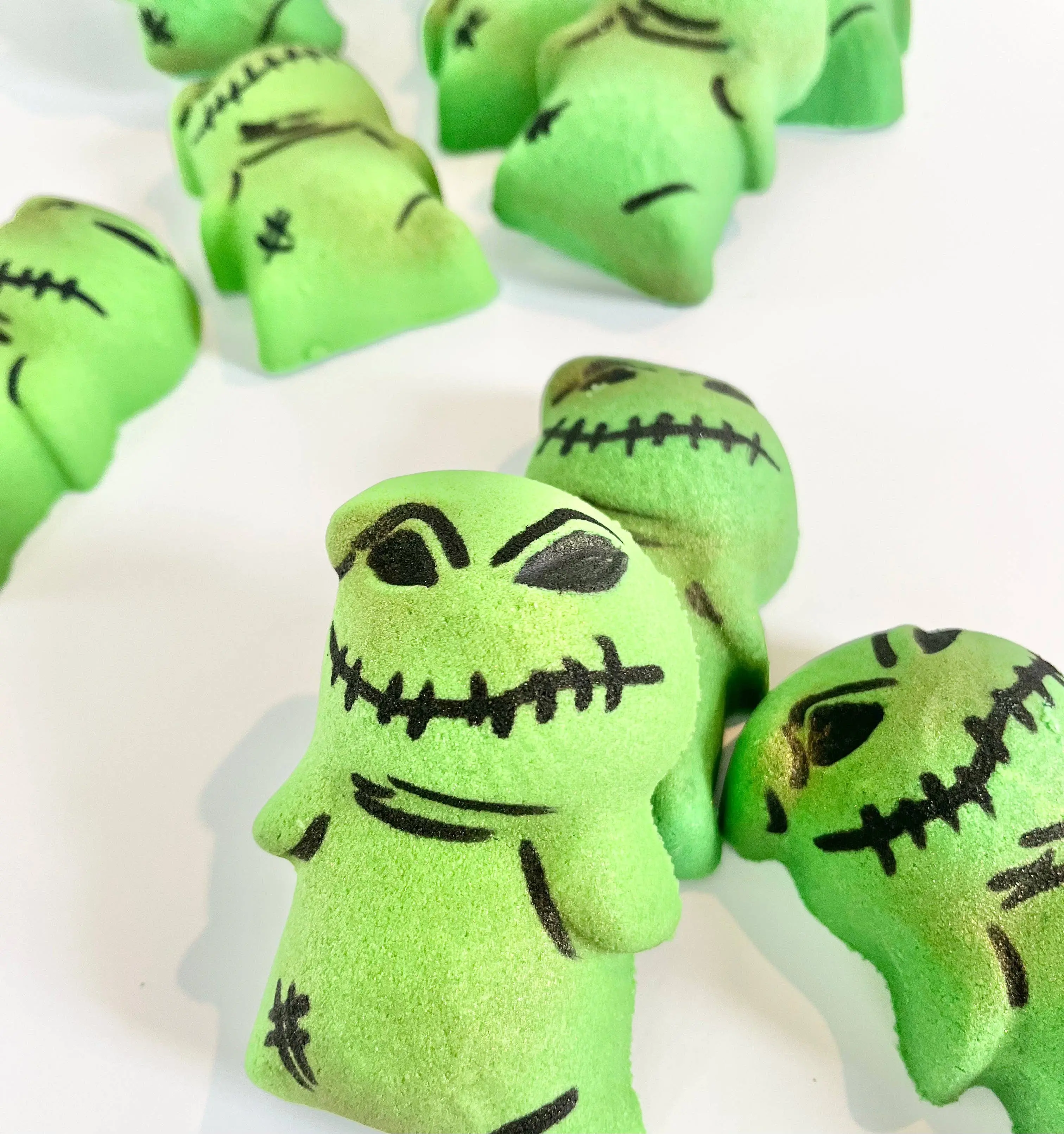 Green Ghost Bath Bomb, Oogie Boogie Inspired Bath Bomb