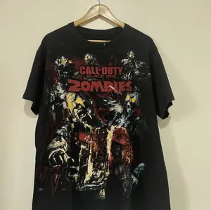 [Sale off up to 65%][Free Ship] Call Of Duty Black Ops Zombies TShirt, Unisex Cotton Crewneck Tshirt For Men And Women