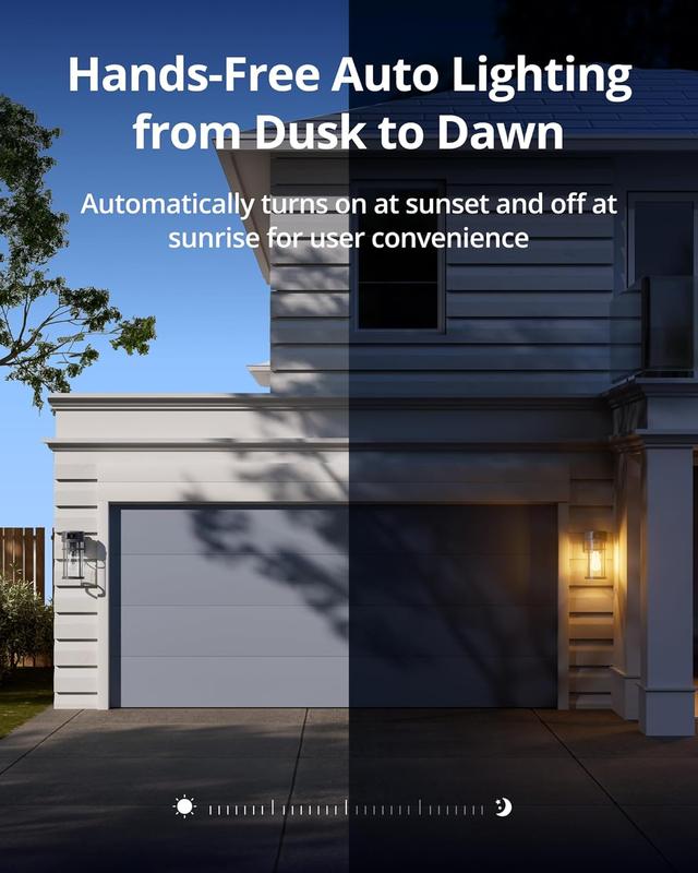 Outdoor Porch Light Camera, 4K Wi-Fi Security Cam with AI Human Detection, Pan & Tilt, Dusk to Dawn, 2-Way Audio, Cloud/SD Storage, Wall Lantern Sconce Camera for Porch, Garage, Patio, Doorway