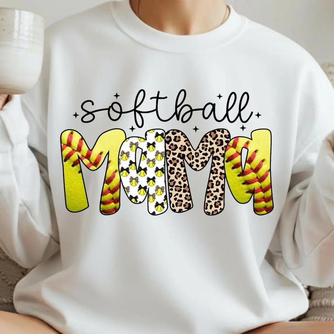[Sale off up to 50%] Softball Mama Sweatshirt: Softball Game Day, Softball Mom, Sports Mom Shirt, Trendy Mama, streetwear graphic tee