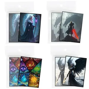 60PCS 67x92mm Art Anime Card Sleeves & Card Protection Sleeves Best  Gift for Collectors of Standard-sized Game cards Such as PKM/PTCG/TCG/MGT Game Cards
