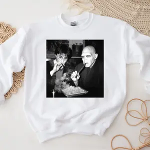 Vintage Harri Pottery And Voldemorte Smokiing Sweatshirt, Potterheadd Vintage Hoodie And Unisex T-Shirt, Gift For Bookish, Menswear