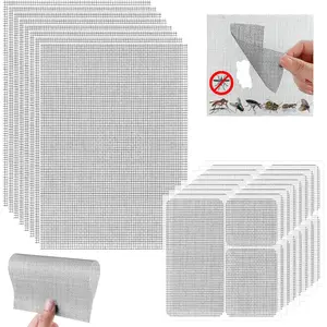 16 count Window Screen Patch Kit 5"x7" & 4.5"x4.5" - Fiberglass Self-Adhesive  Mesh Tape for Tears & Holes,  Quick Fix for Door Mesh
