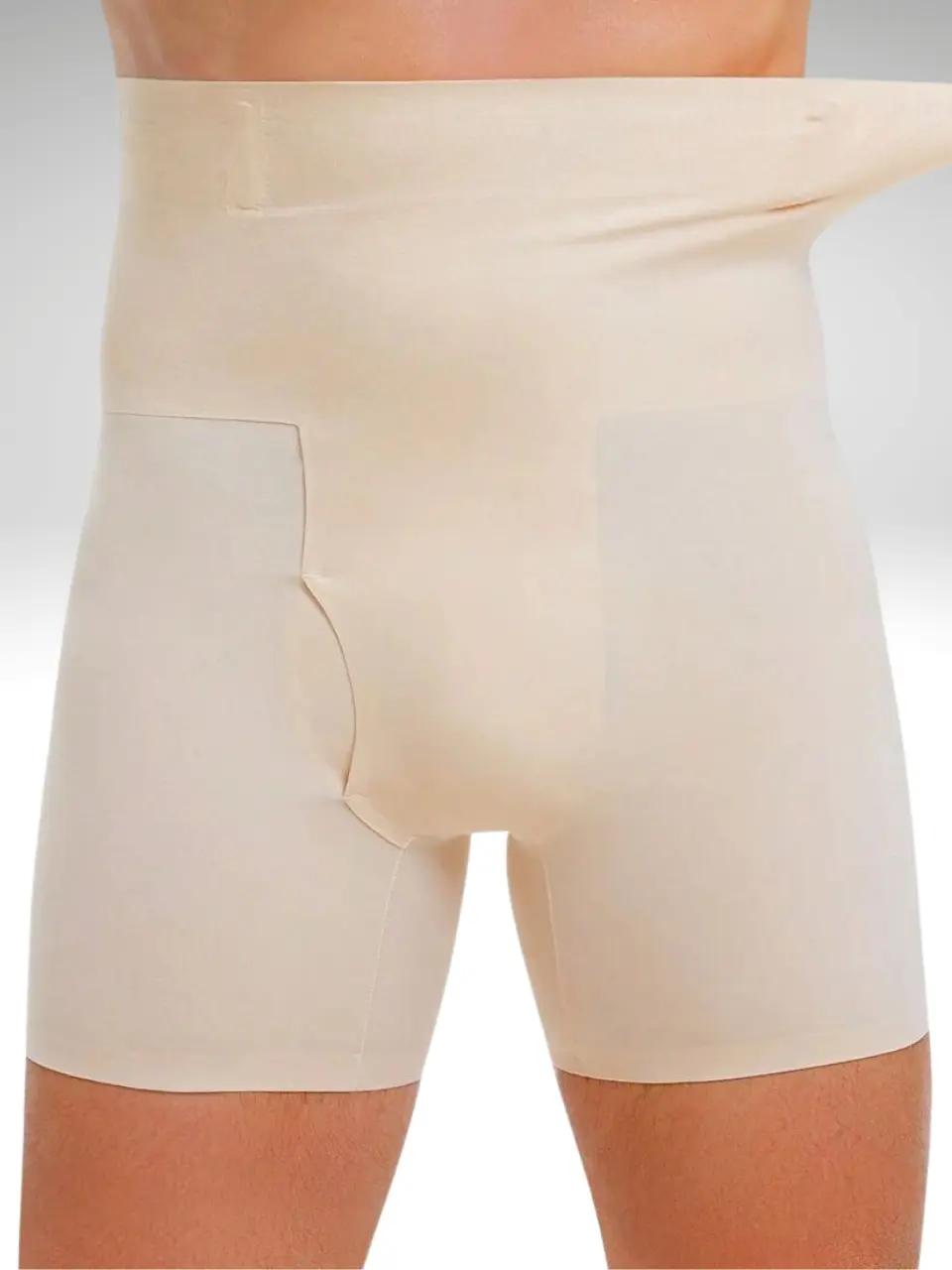 Compression Boxer Shorts for Men – Waist Cincher Shapewear with Hip Support & Seamless Fit
