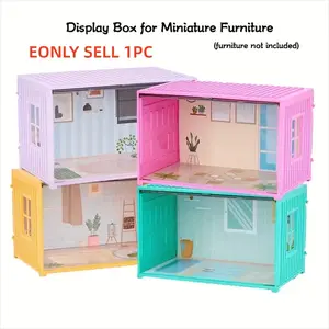 New Living Room Set Simulation Role Play Indoor Furniture, Container Scene Display Mini Home Model, Decorative Interior Accessories, Miniature Set, Doll House