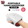 CINCOM Portable Hand Massager with Comfort Heat - Cordless, 2500mah Battery-Powered Digital Palm Massager, Adjustable Settings, Auto-Off Electronic Device (White,Black,Pink,Blue) - 026h Runtime, Perfect Gift, Cool Gifts for Adults, Dorm Essential