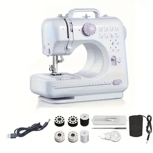Portable Electric Sewing Machine, Compact Handheld Design, Easy to Use for Beginners & Professionals, Ideal for Home & Travel