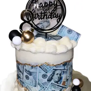 Custom Money Collage Edible Image Strips