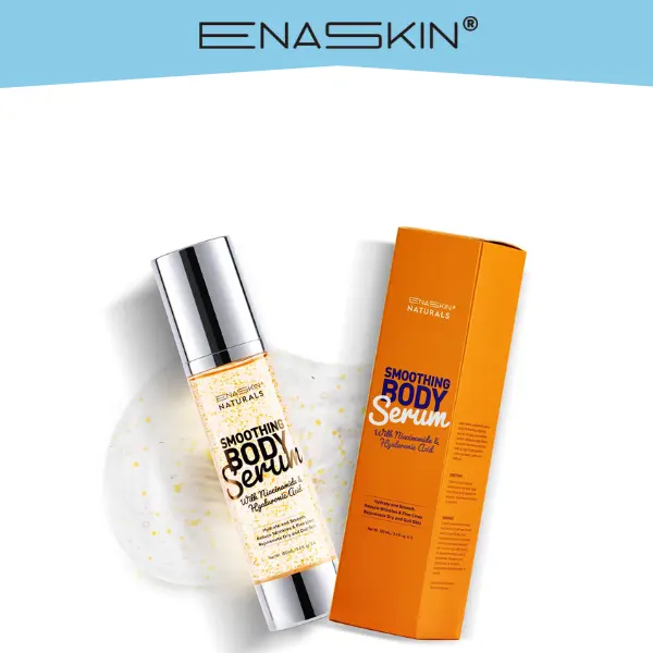 Enaskin Smoothing Body Serum – Hydrates & Brightens with Niacinamide + Hyaluronic Acid – Revives Dry, Dull Skin with a Silky, Non-Greasy Finish for All Types