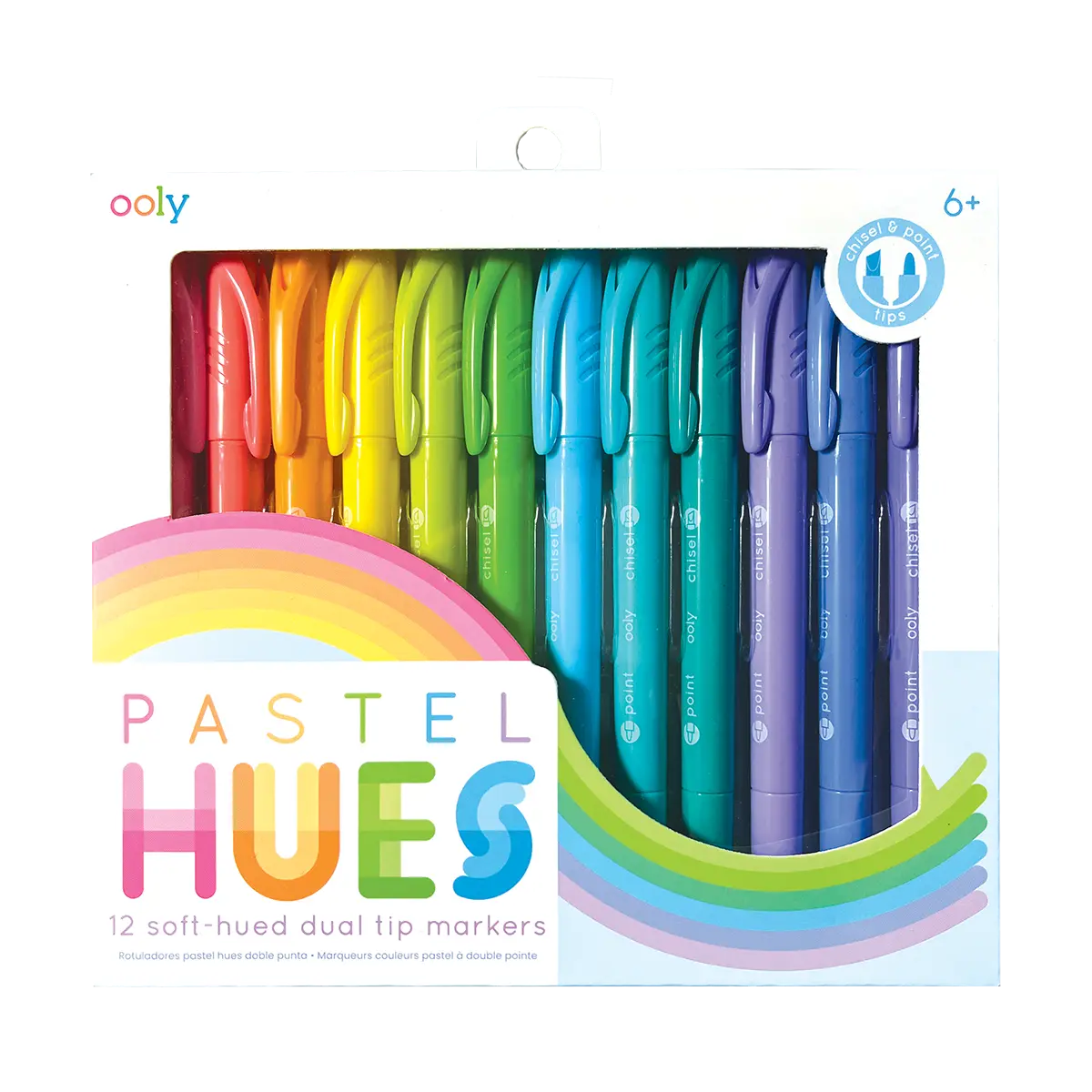 Pastel Hues Dual Tip Markers - Set of 12 Pastel Hues Dual Tip Markers - Set of 12