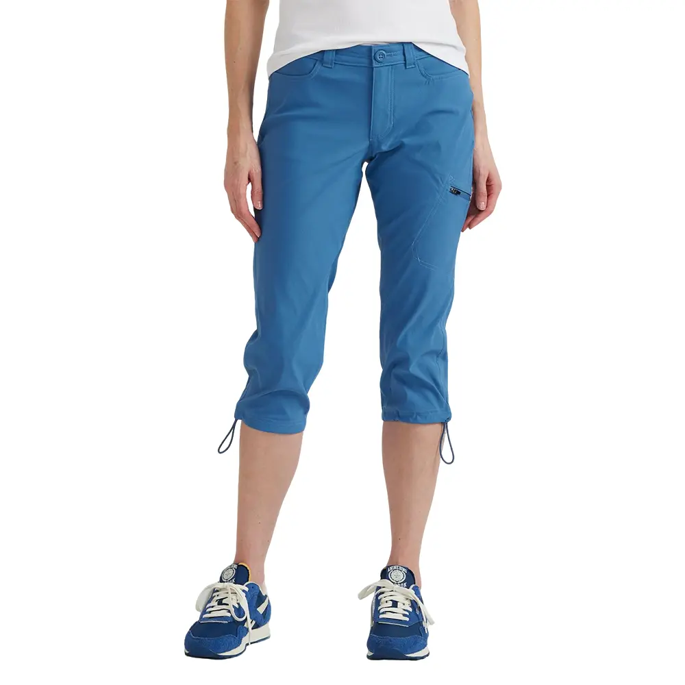 Eddie Bauer Women's Rainier Capris - Outdoor Hiking, 2-Way Stretch, Water-Repellent, UPF 50+
