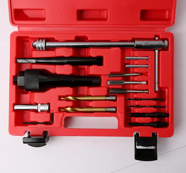 16 Pieces Broken Glow Plug Removal Extractor Set Suit for 8mm & 10mm Glow Plug