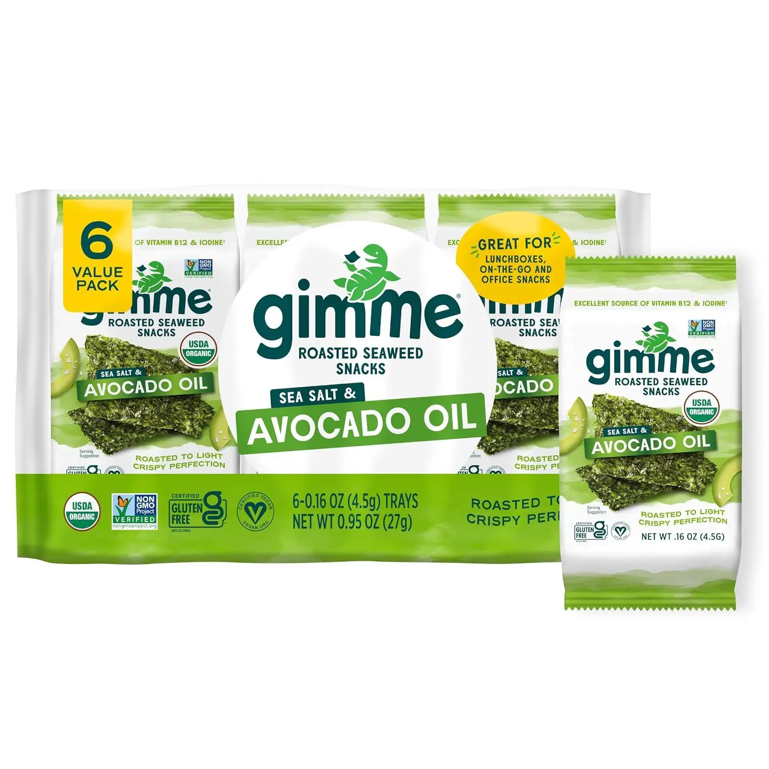 6 Count (Pack of 1) / #2 Sea Salt & Avocado Oil